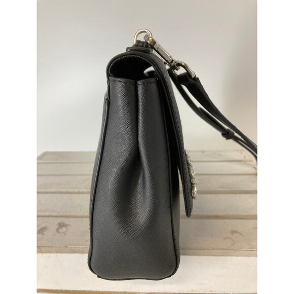 MICHAEL KORS SMALL SAFFIANO BEADED FLORAL CROSSBODY BAG ASIS - Picture 2 of 15